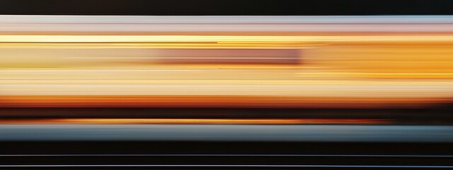 Speeding train travels through vibrant green fields under a blue sky
