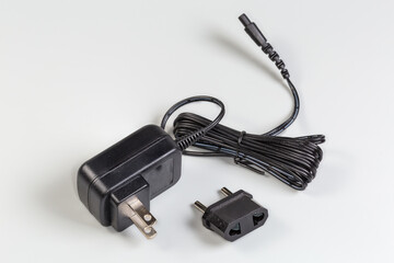 Power unit with AC American plug, adapter to Euro plug