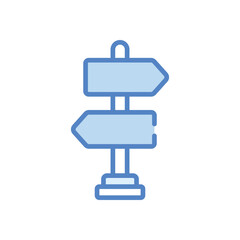 Road Signs Icon vector stock illustration