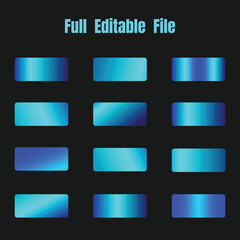 Blue gradient color Set
