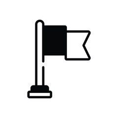 Flag  Icon vector stock illustration