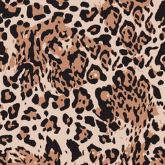 Leopard animal skin pattern for textile print for fabric, seamless pattern, fashionable jacket print