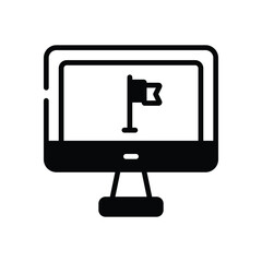 Map Point Icon vector stock illustration