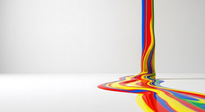 Abstract colorful design featuring red and blue lines suggests electric network technology