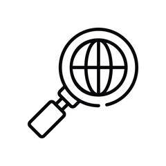 Search  Icon vector stock illustration