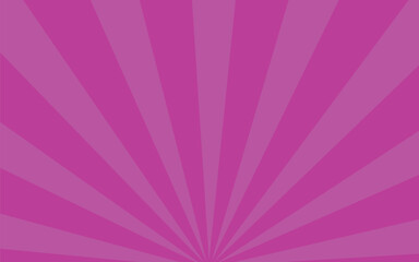 Salmon pink swirl radial beam sunrise or sunset light retro design illustration. Light sunburst glowing background.