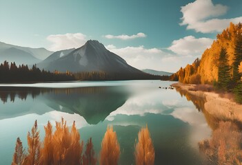 beautiful of nature landscape view