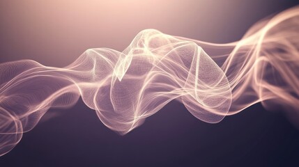 Fototapeta premium Abstract Flowing, Soft Pink, Misty, Background