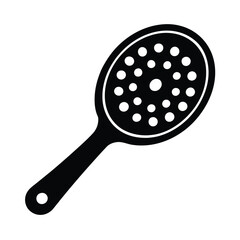 black vector icon round skimme vector art silhouette
