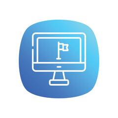 Map Point Icon vector stock illustration