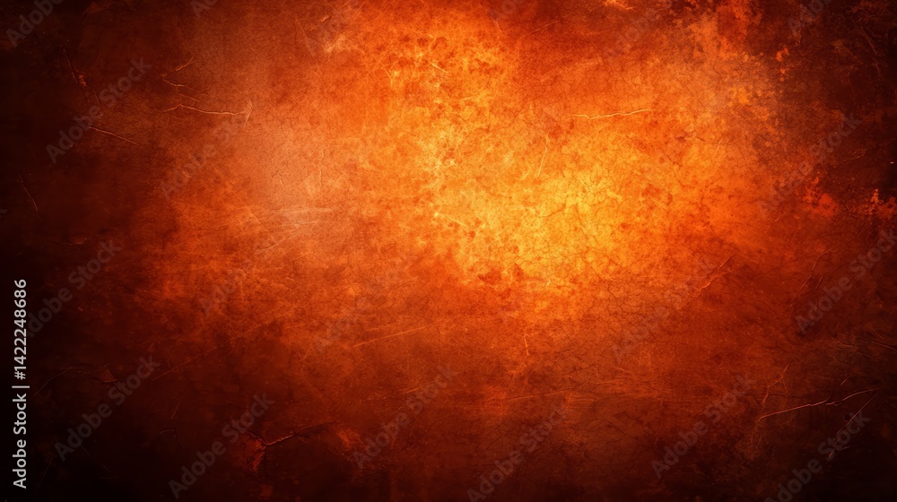 Aufkleber red background with a yellowish orange spot in the middle. the background is a mix of red and orange