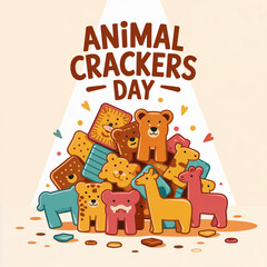 Obraz premium animal crackers day
