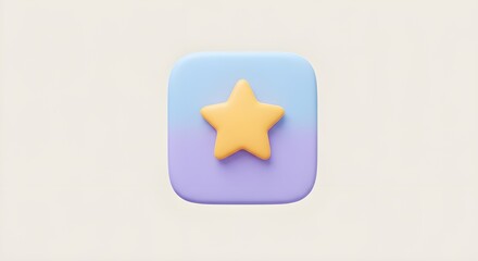 Favorite Star Icon for Application Interface