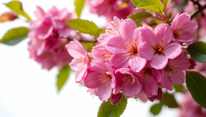 Pink flower blossom close up
