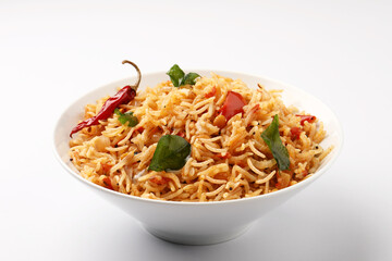 Tomato Flavored Rice, Popular South Indian Dish