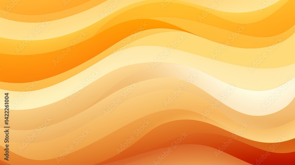 Poster the orange background has a wavy texture. it is a warm and inviting color that can evoke feelings of