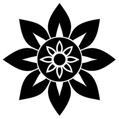 abstract flower vector
