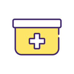 Cream  icons set in different style vector stock illustration