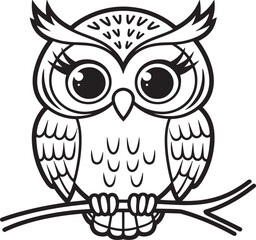 owl sitting on Tree