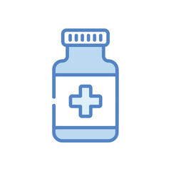 Fototapeta premium Medicament icons set in different style vector stock illustration