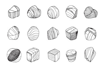 Babka Ultra Minimalist 2D Line Art Illustration