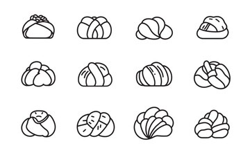 Babka Minimalist 2D Line Art Vector Design