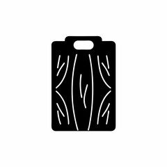 creative details Cutting Board Icon vector Illustration