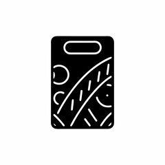 creative details Cutting Board Icon vector Illustration