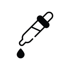 Dropper  icons set in different style vector stock illustration