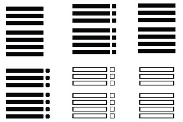 UI Design Set Featuring Checkbox and Radio Button Variants