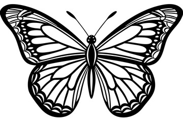 Modern Seamless Monarch Butterfly Pattern