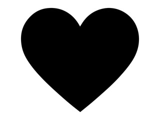 red heart on black background