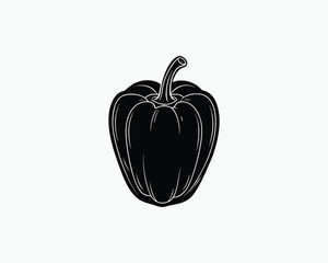 bell pepper vegetable icon vector illustration design
