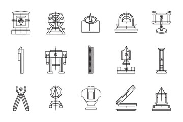 Modern Blueprint Line Art