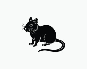 gerbil small rodent pet vector illustration design 