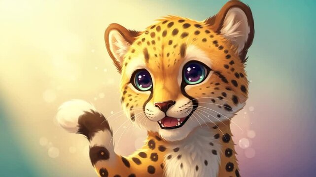 Leopard Cat Animation