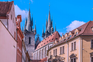 Towers of St Vito Cathedral, they dominate the Prague skyline. Not only is the cathedral a place of...