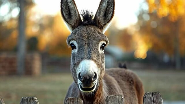portrait of a donkey