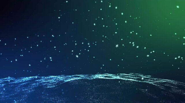 Glowing Particle Trails in Space - Abstract Trapcode Particular Animation