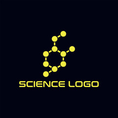 chemical lab logo design vector