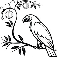 Obraz premium vector illustration of an eagle