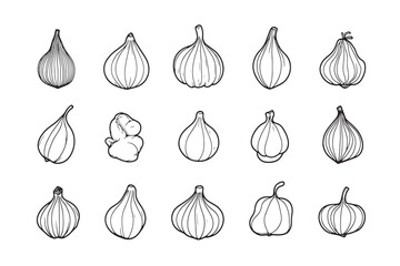 Caciocavallo Minimalist Line Art Icon Design