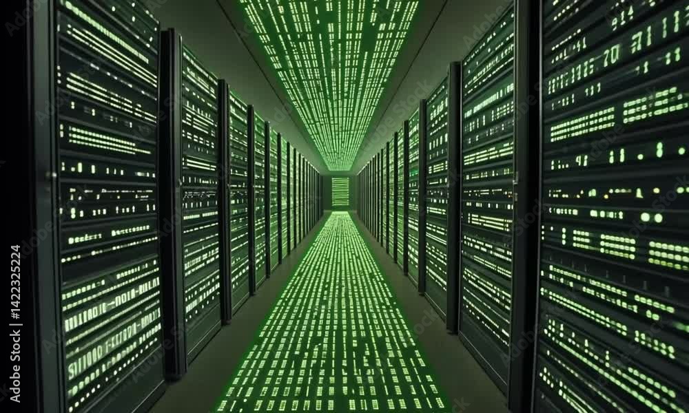 Poster digital matrix: a glimpse into the heart of a data center