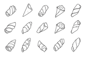 Cannoli Icon Simple Minimalist