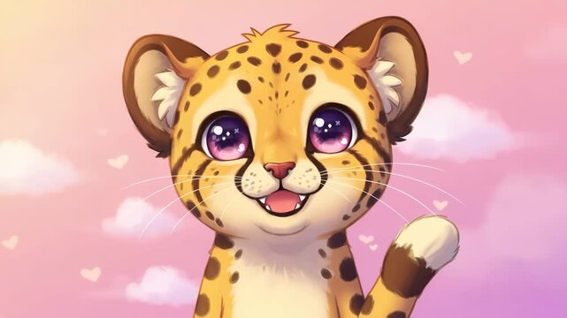 Leopard Cat Animation