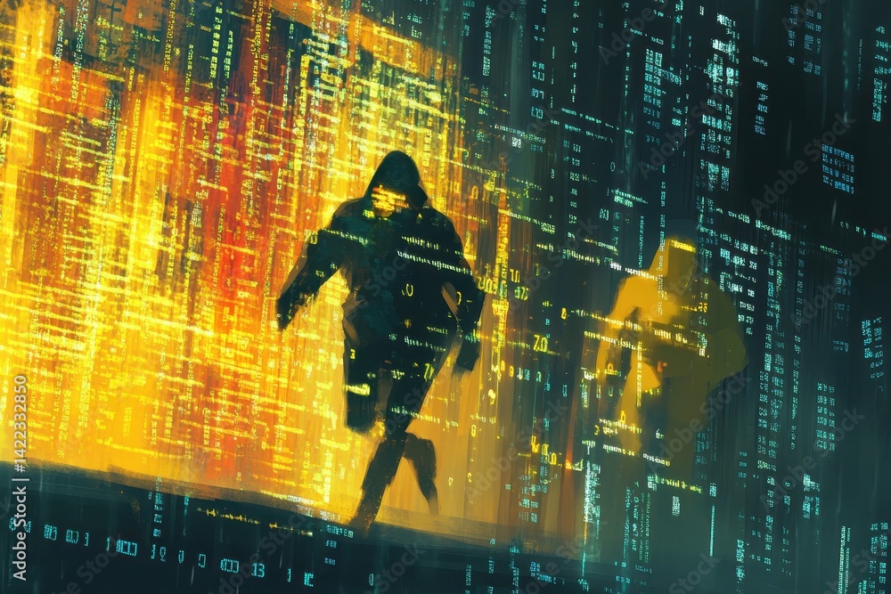 Poster in a world where all financial data is stored on the blockchain, a rogue entity starts manipulating 