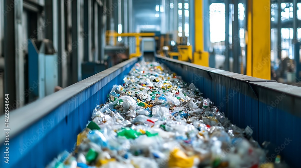 Poster ai-based waste sorting system enhancing environmental efficiency with advanced real-time sustainabil