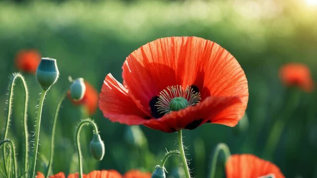 Common names for include poppy.