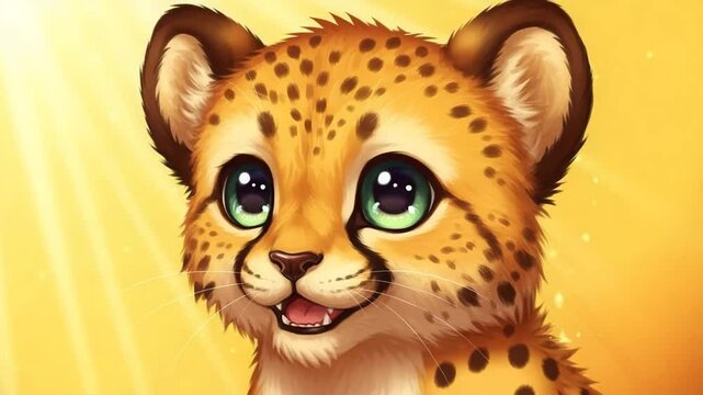 Leopard Cat Animation