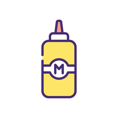 Mustard  Icon vector stock illustration
